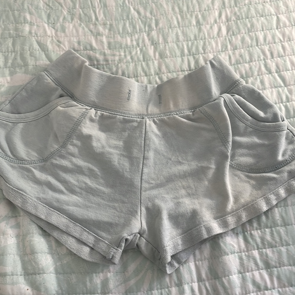 Miami light blue shorts low rise